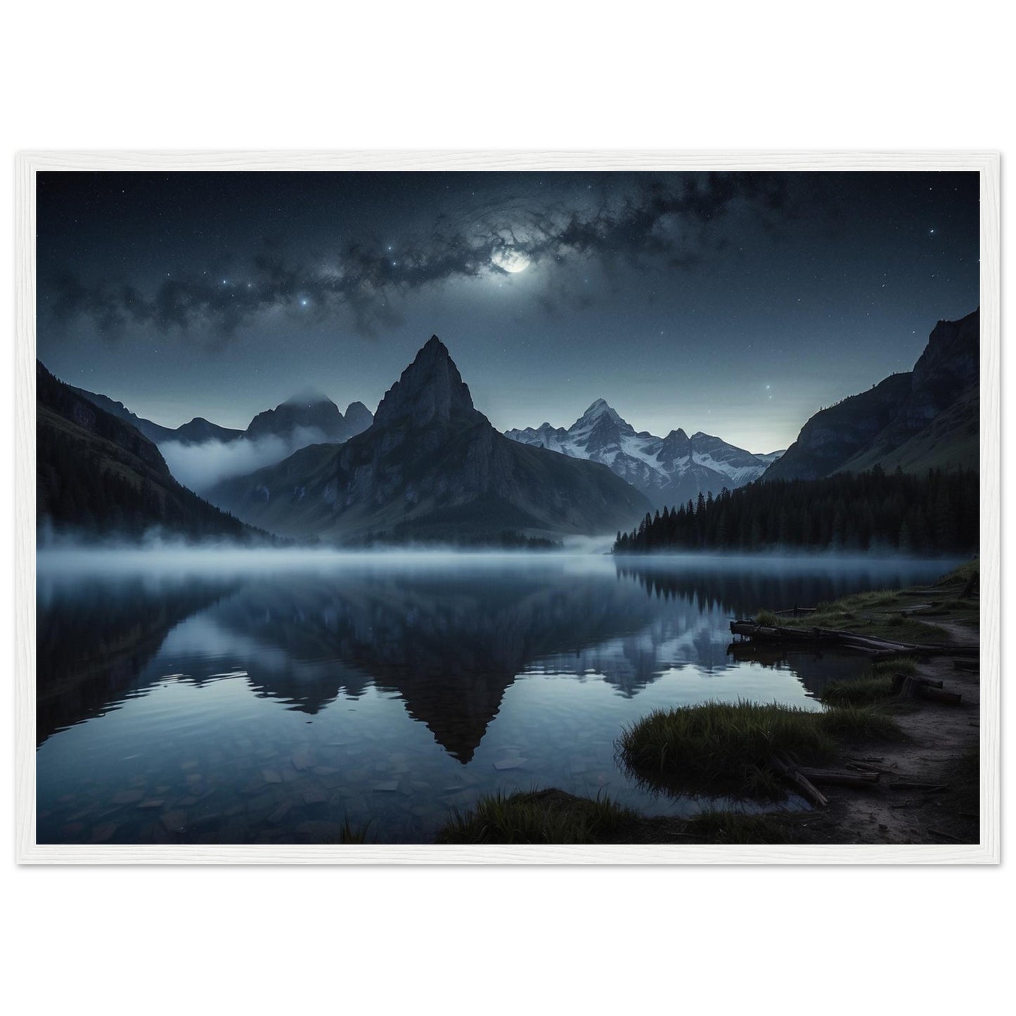Premium Matte Paper Wooden Framed Poster