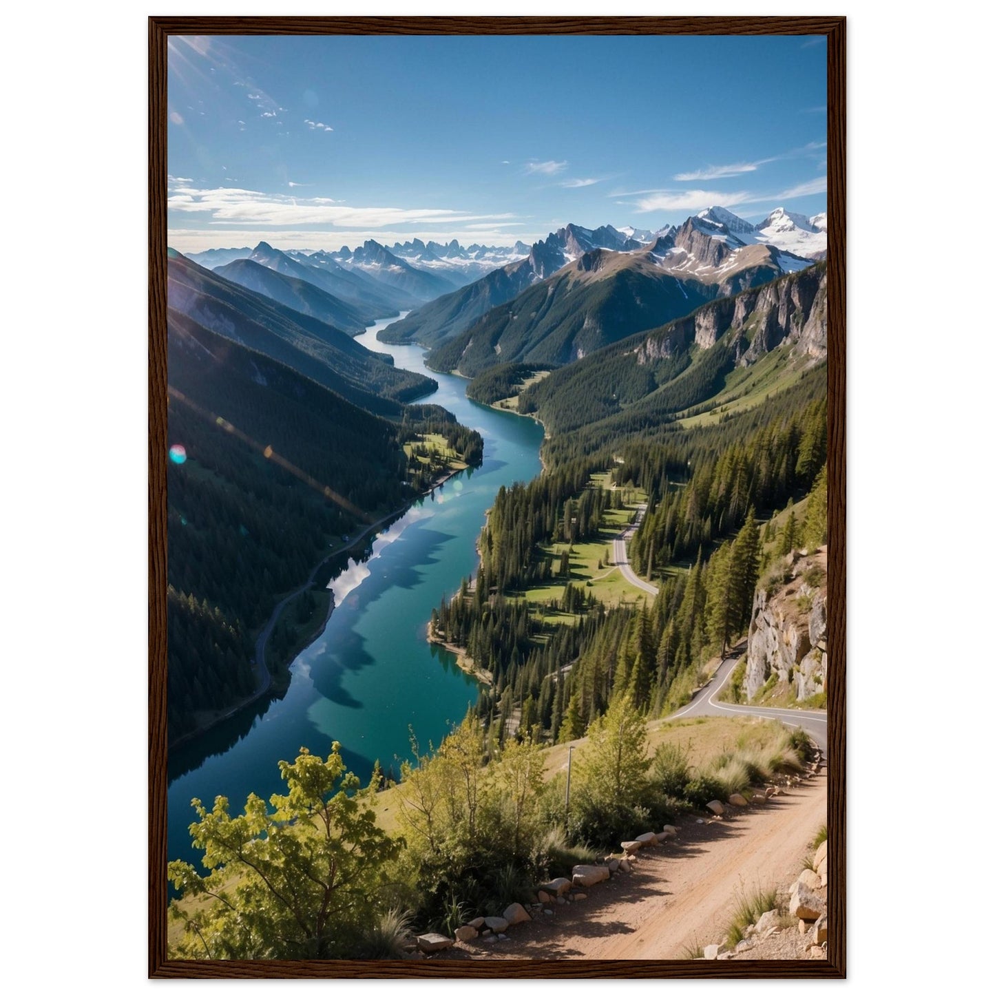 Premium Matte Paper Wooden Framed Poster