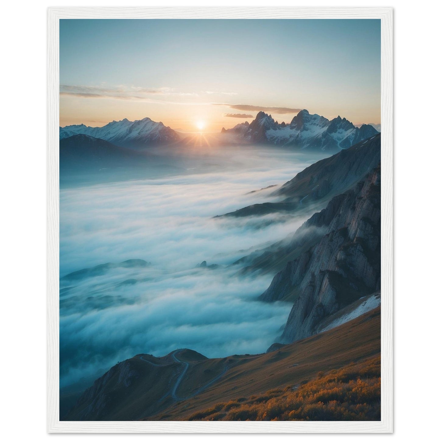 Premium Matte Paper Wooden Framed Poster