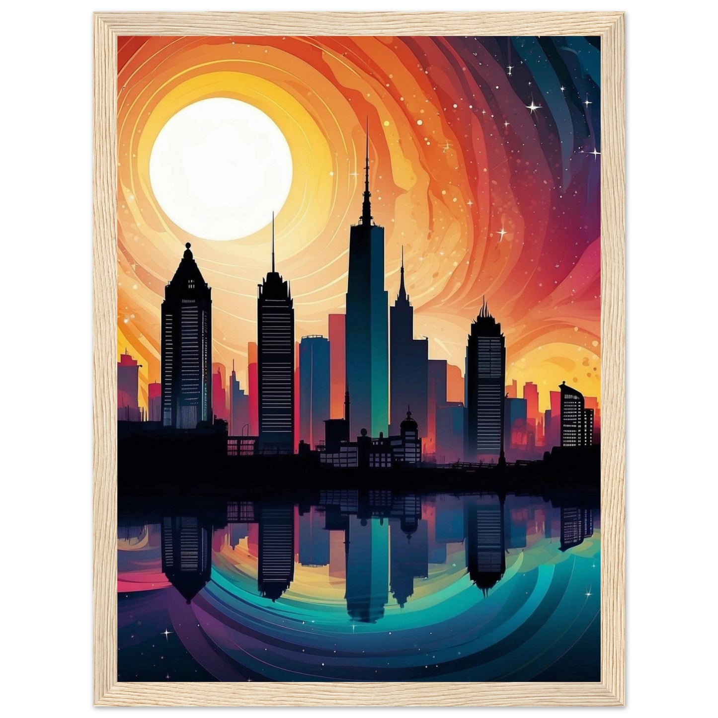 Premium Matte Paper Wooden Framed Poster