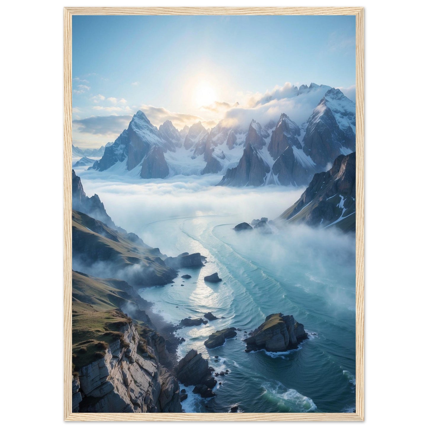 Premium Matte Paper Wooden Framed Poster