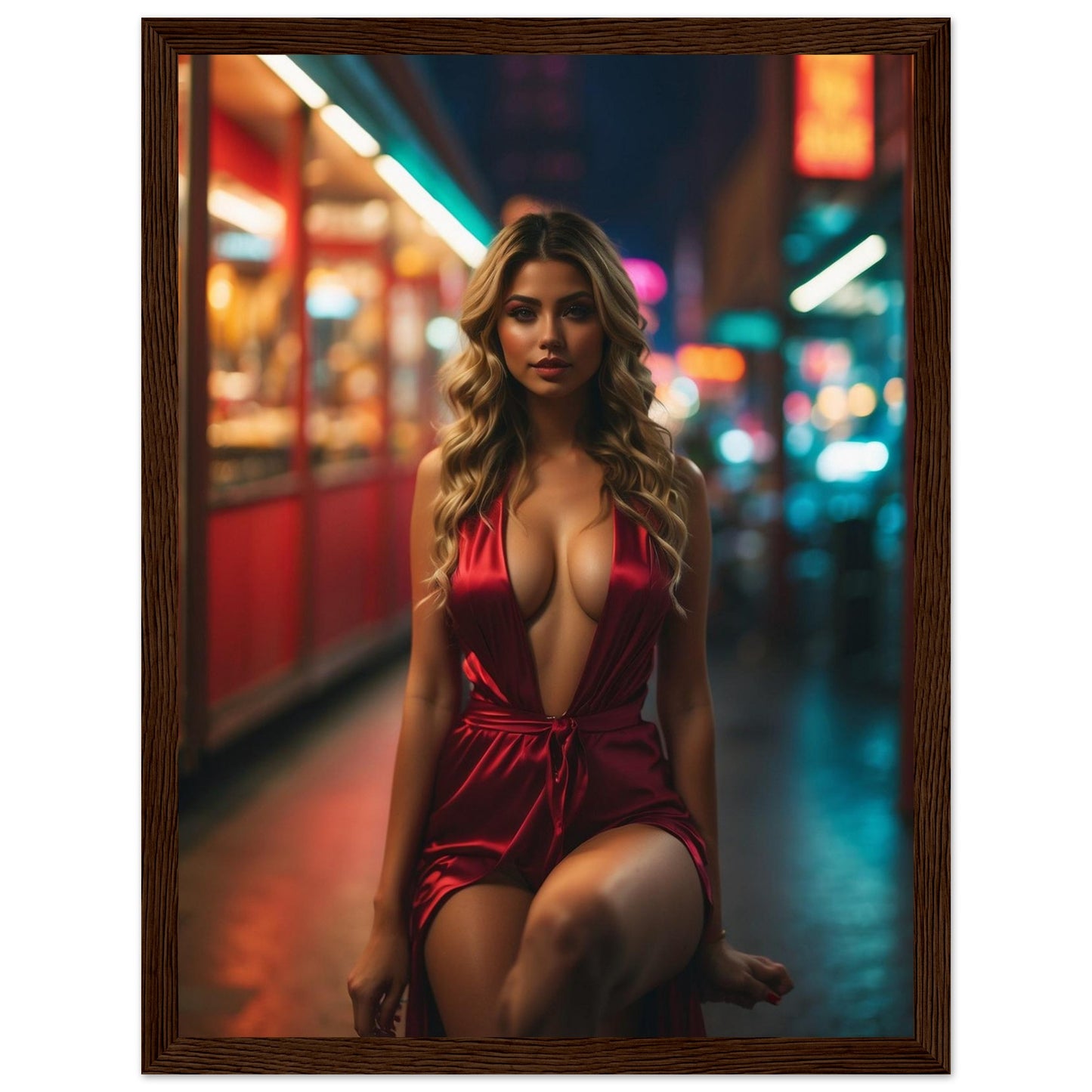 Premium Matte Paper Wooden Framed Poster