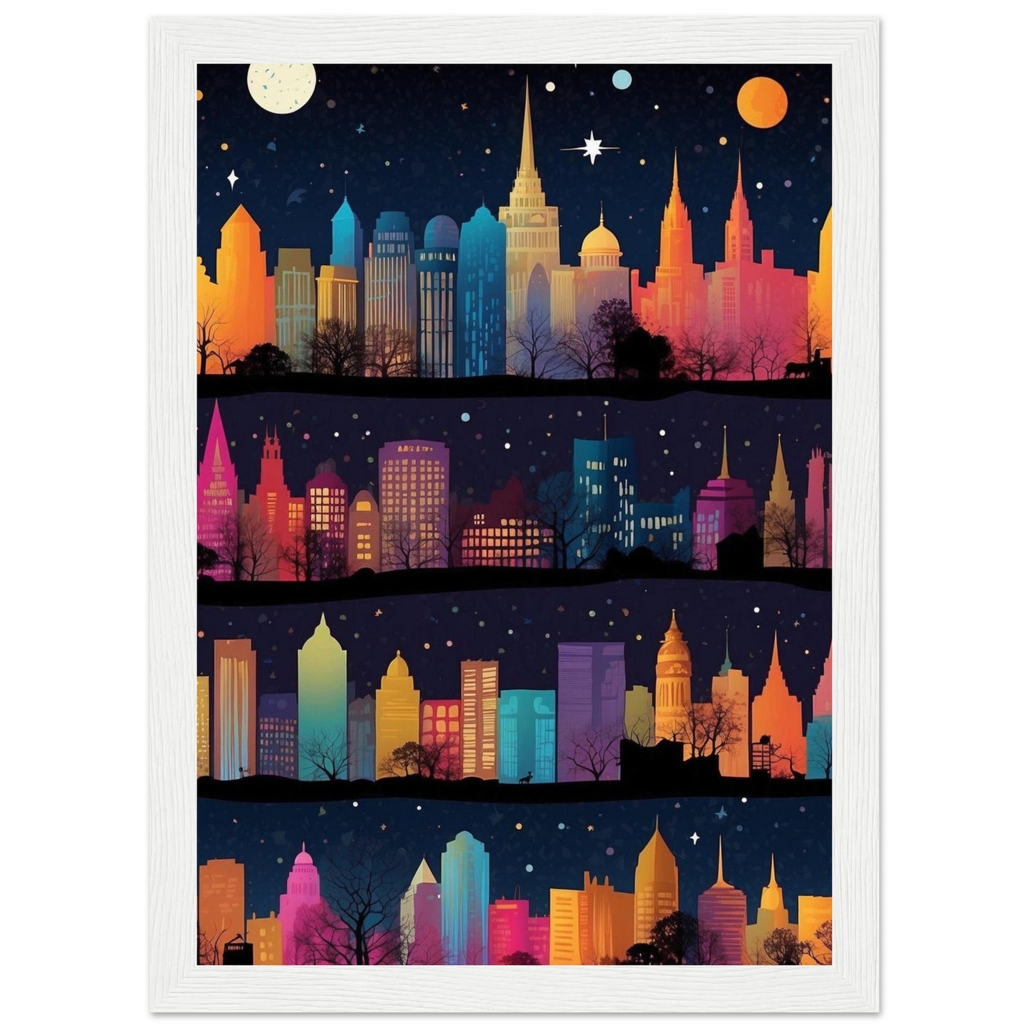 Premium Matte Paper Wooden Framed Poster