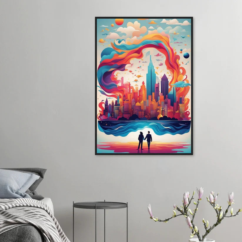 Premium Matte Paper Wooden Framed Poster
