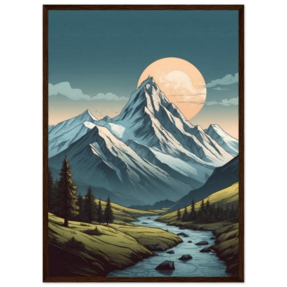Premium Matte Paper Wooden Framed Poster