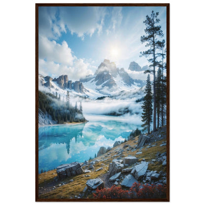 Premium Matte Paper Wooden Framed Poster