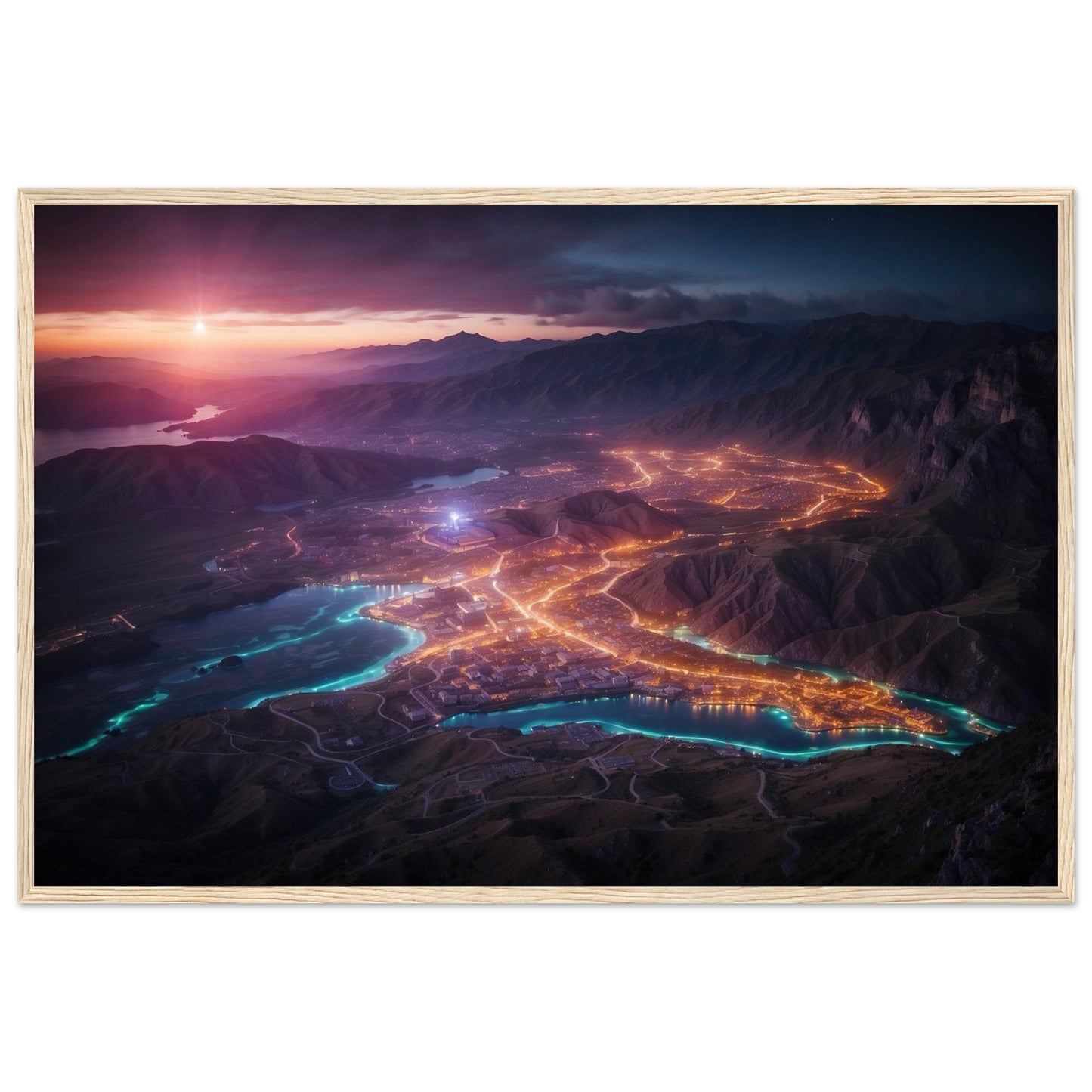 Premium Matte Paper Wooden Framed Poster