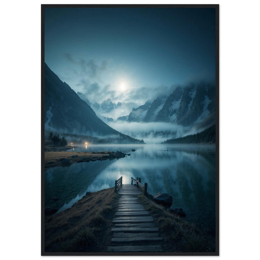 Premium Matte Paper Wooden Framed Poster