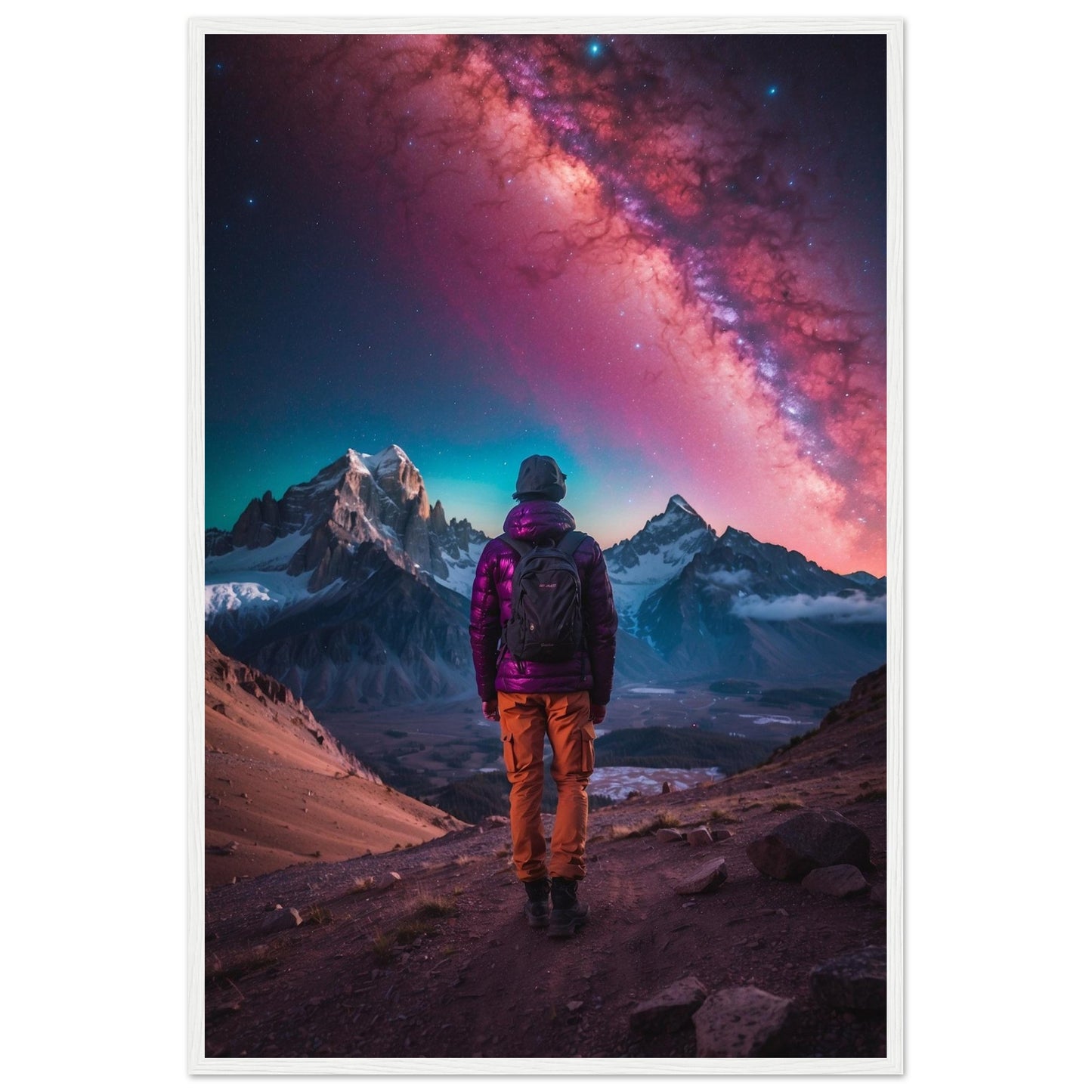 Premium Matte Paper Wooden Framed Poster
