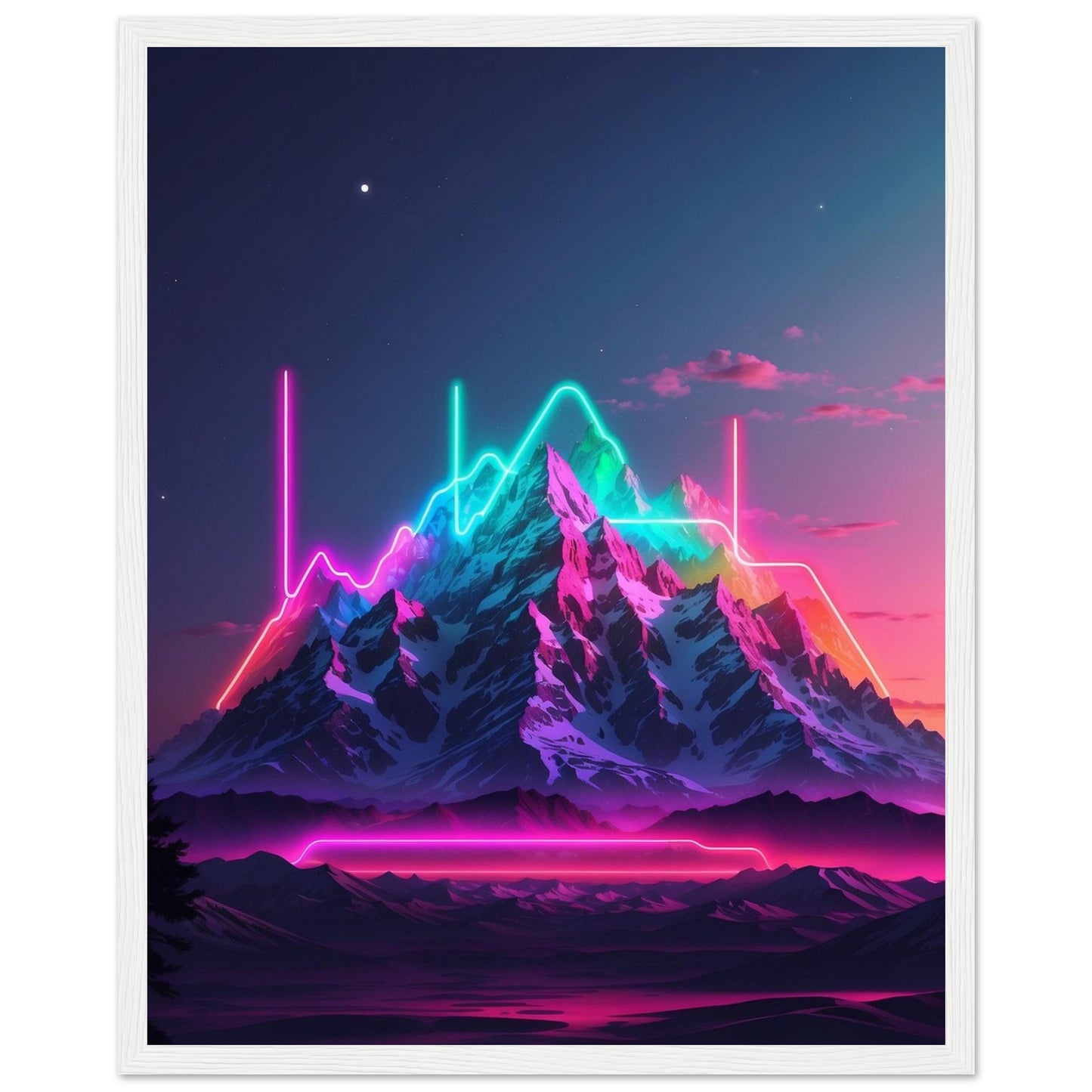 Premium Matte Paper Wooden Framed Poster