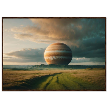 Premium Matte Paper Wooden Framed Poster