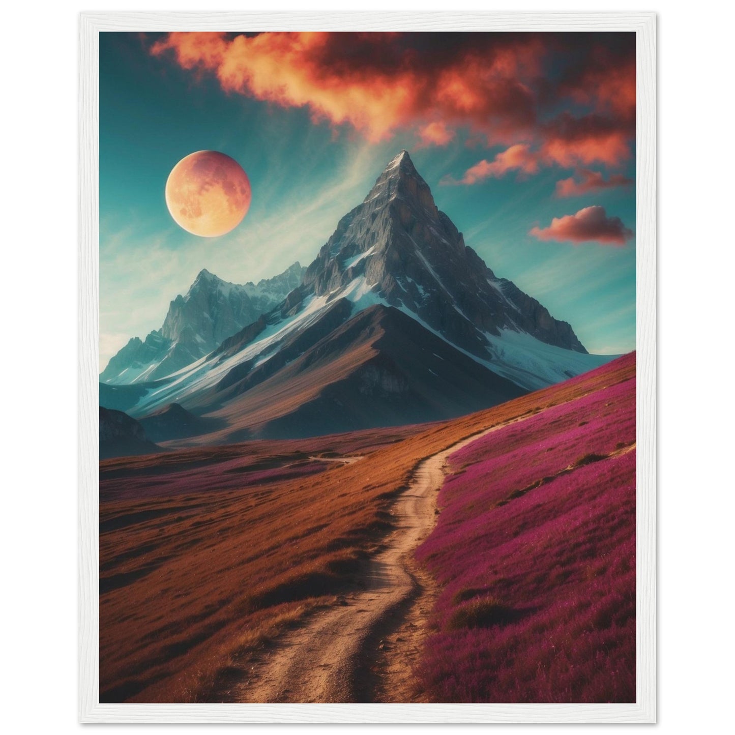 Premium Matte Paper Wooden Framed Poster