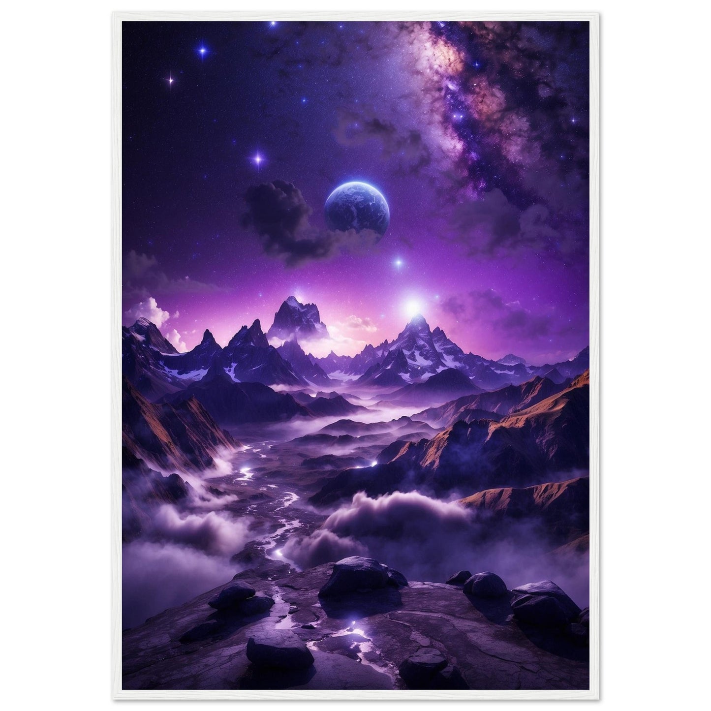 Premium Matte Paper Wooden Framed Poster
