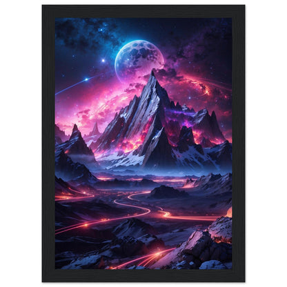 Premium Matte Paper Wooden Framed Poster
