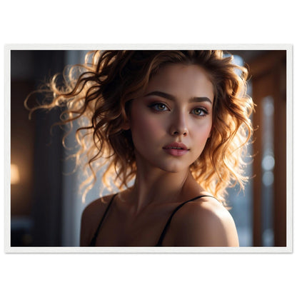 Premium Matte Paper Wooden Framed Poster