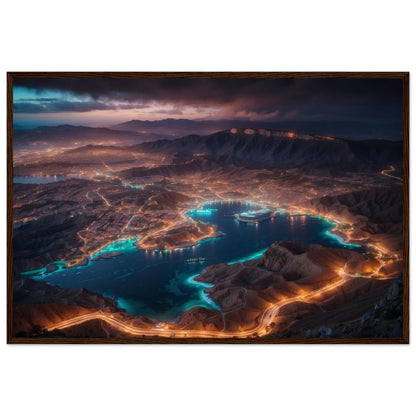 Premium Matte Paper Wooden Framed Poster