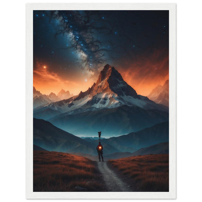 Premium Matte Paper Wooden Framed Poster
