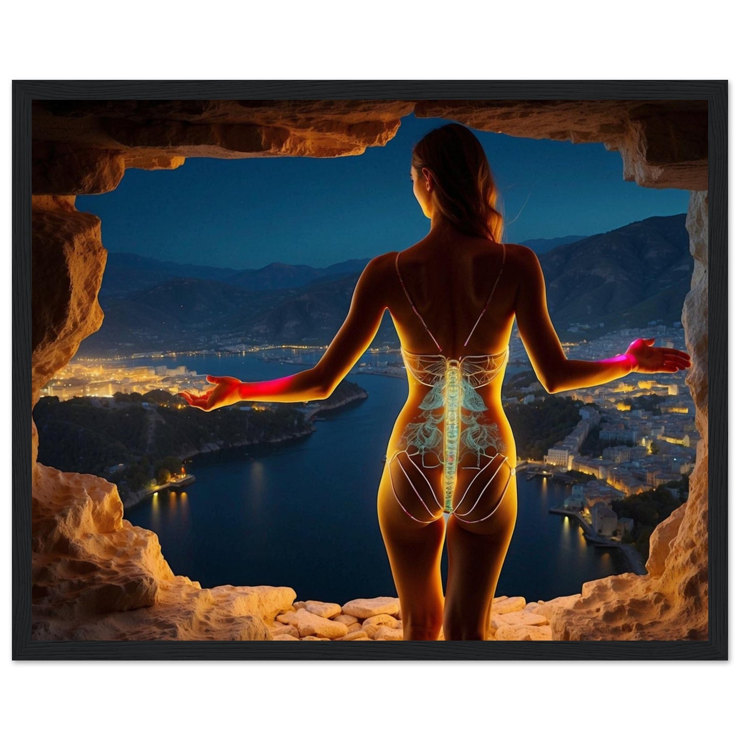 Premium Matte Paper Wooden Framed Poster