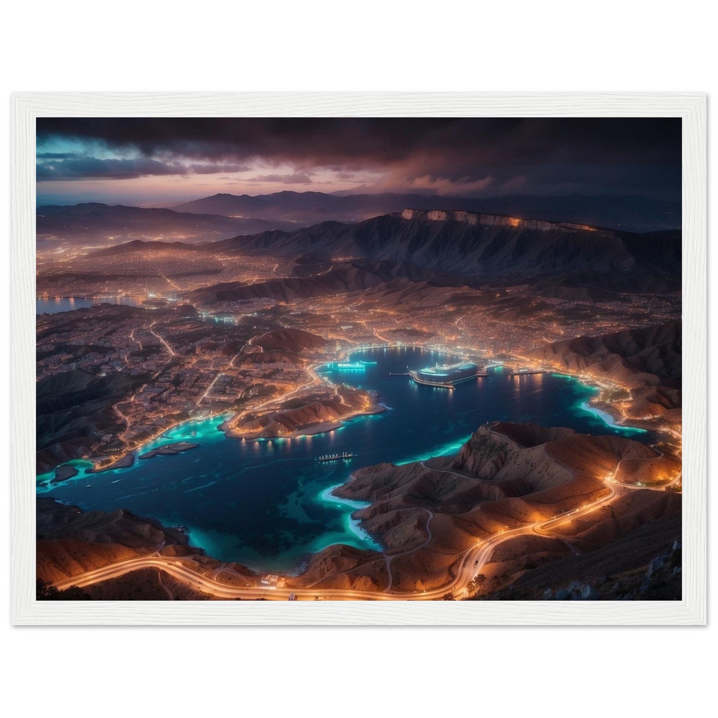 Premium Matte Paper Wooden Framed Poster