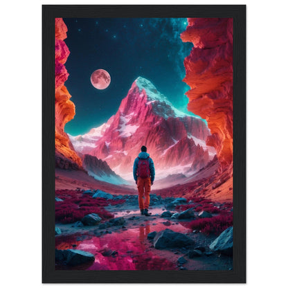 Premium Matte Paper Wooden Framed Poster