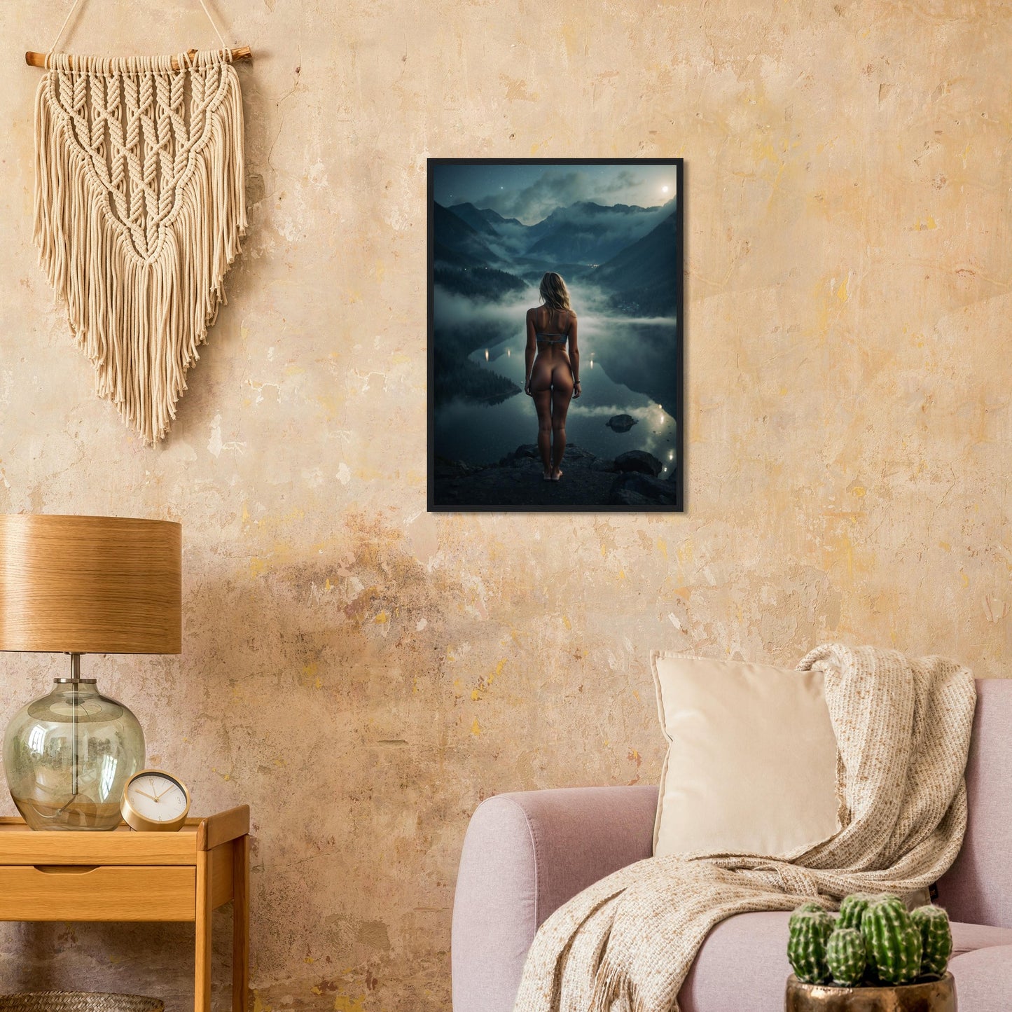 Premium Matte Paper Wooden Framed Poster