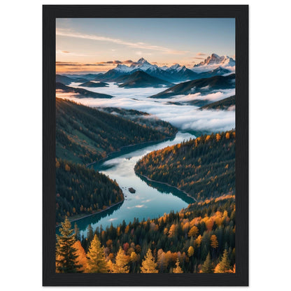 Premium Matte Paper Wooden Framed Poster