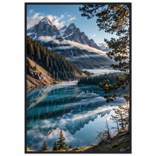 Premium Matte Paper Wooden Framed Poster