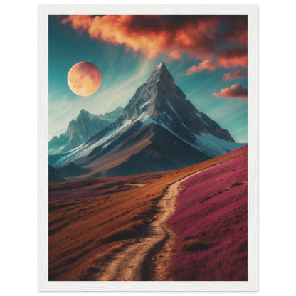 Premium Matte Paper Wooden Framed Poster
