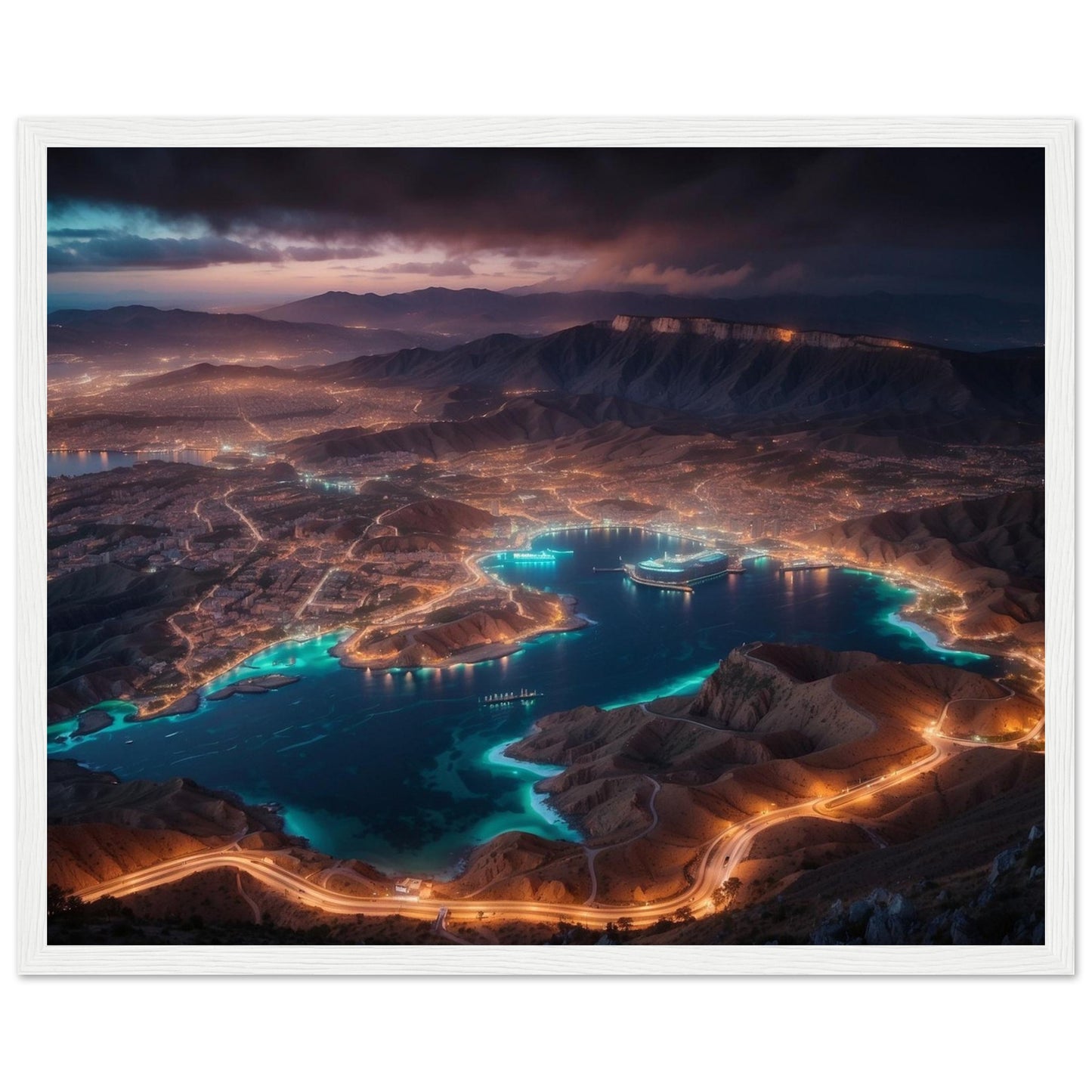 Premium Matte Paper Wooden Framed Poster