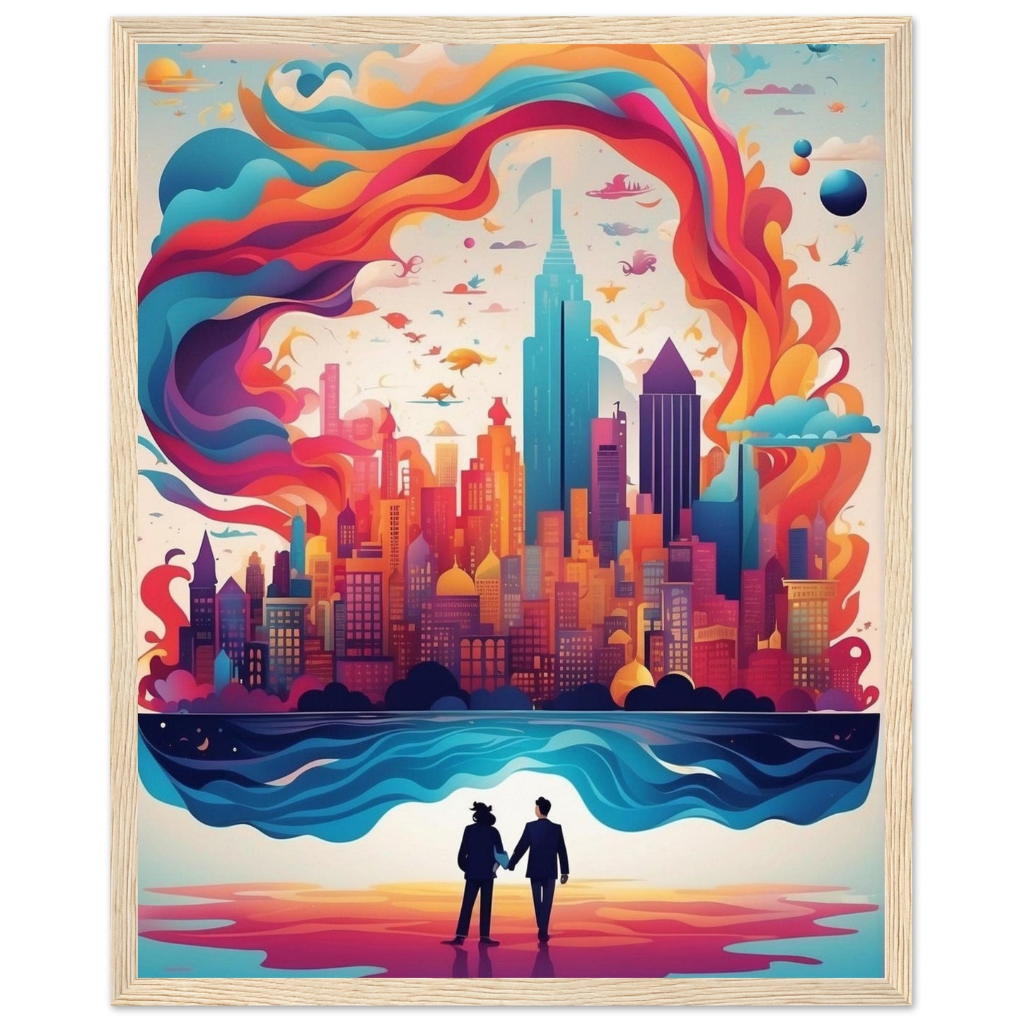 Premium Matte Paper Wooden Framed Poster