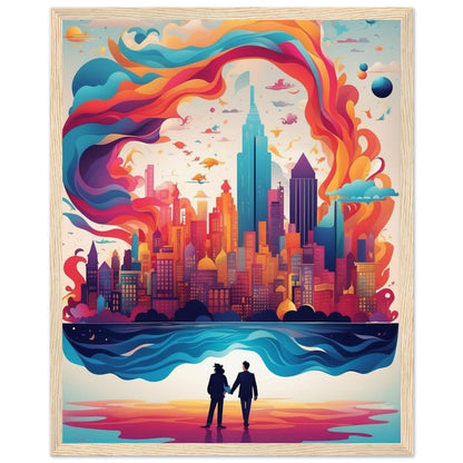 Premium Matte Paper Wooden Framed Poster