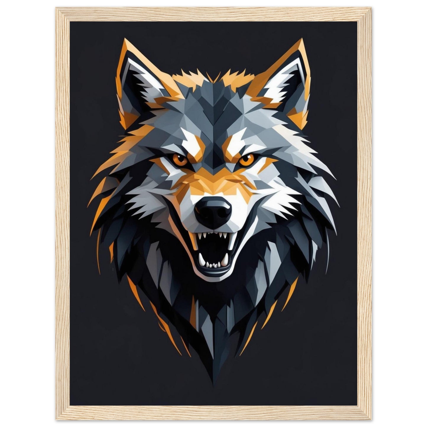 Premium Matte Paper Wooden Framed Poster