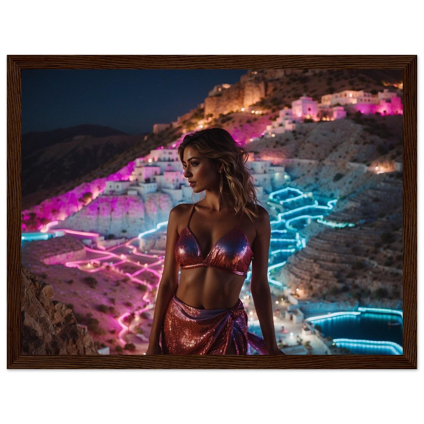 Premium Matte Paper Wooden Framed Poster