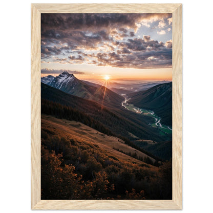 Premium Matte Paper Wooden Framed Poster