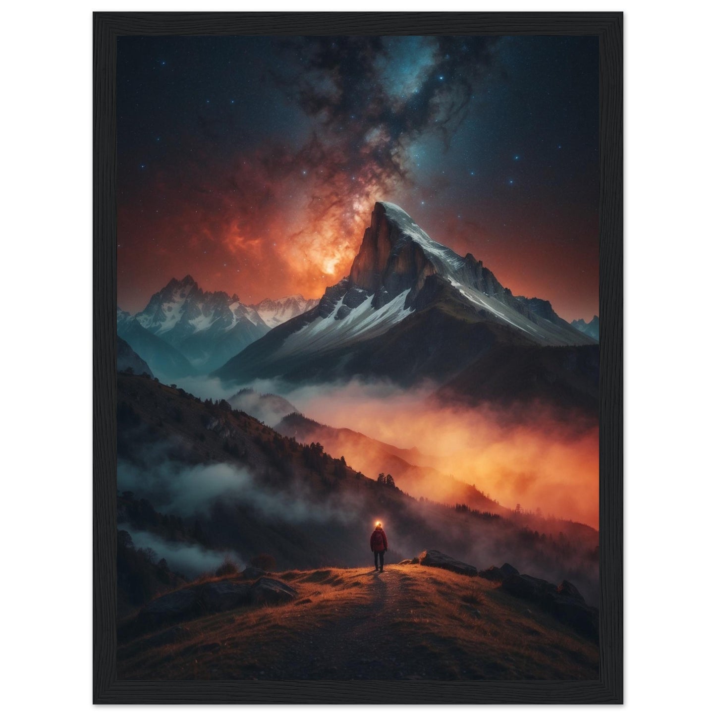 Premium Matte Paper Wooden Framed Poster