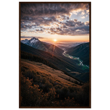 Premium Matte Paper Wooden Framed Poster