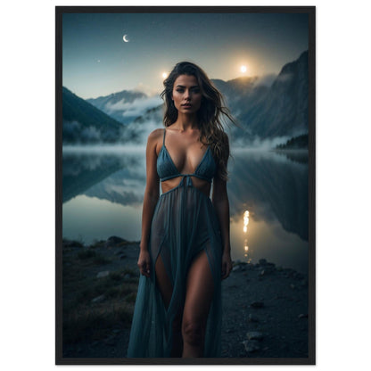 Premium Matte Paper Wooden Framed Poster