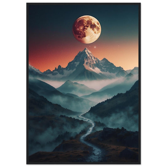 Premium Matte Paper Wooden Framed Poster