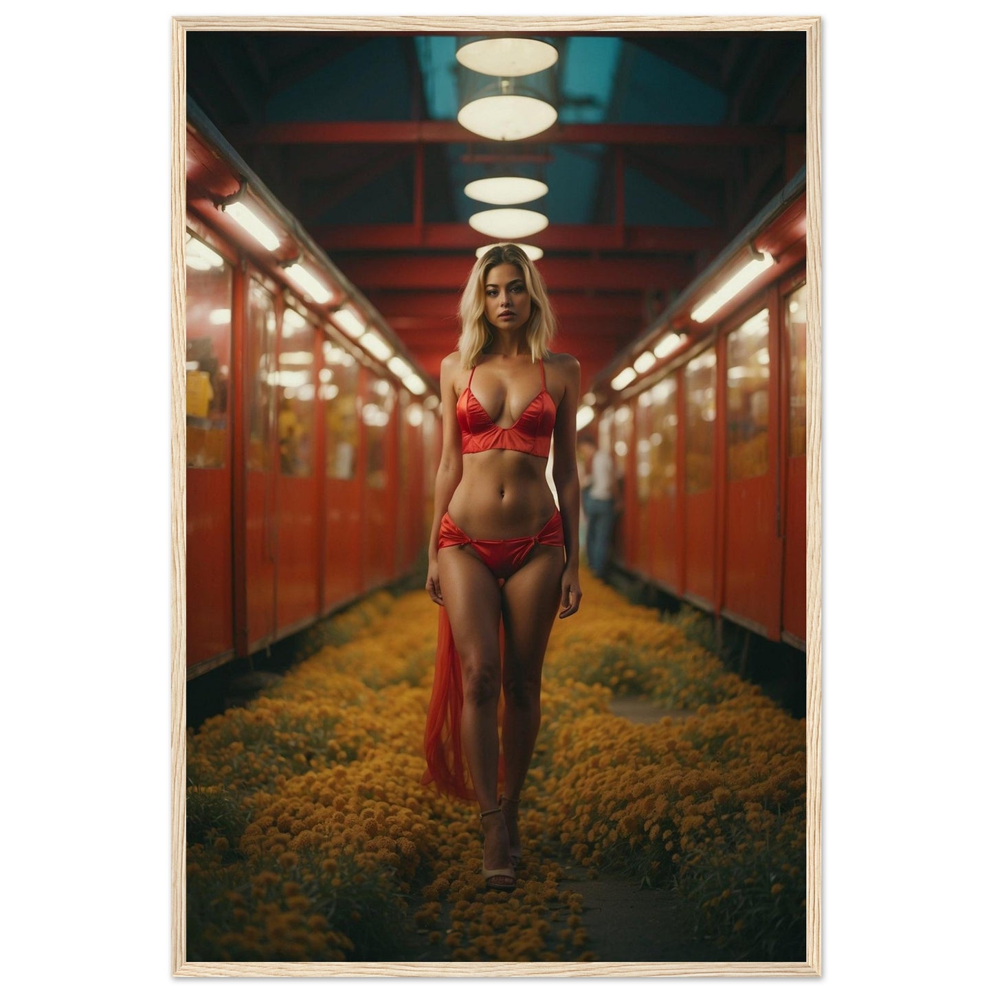 Premium Matte Paper Wooden Framed Poster