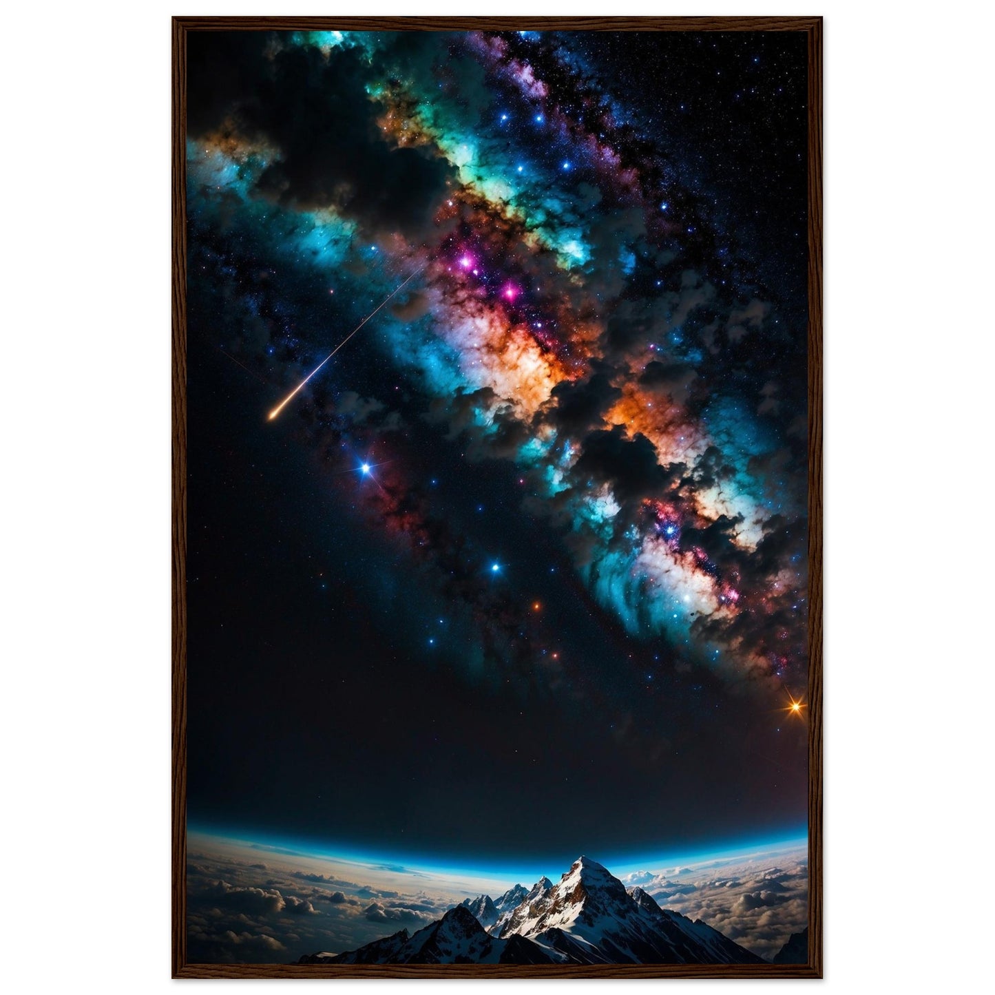 Premium Matte Paper Wooden Framed Poster