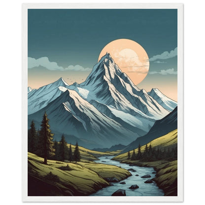 Premium Matte Paper Wooden Framed Poster