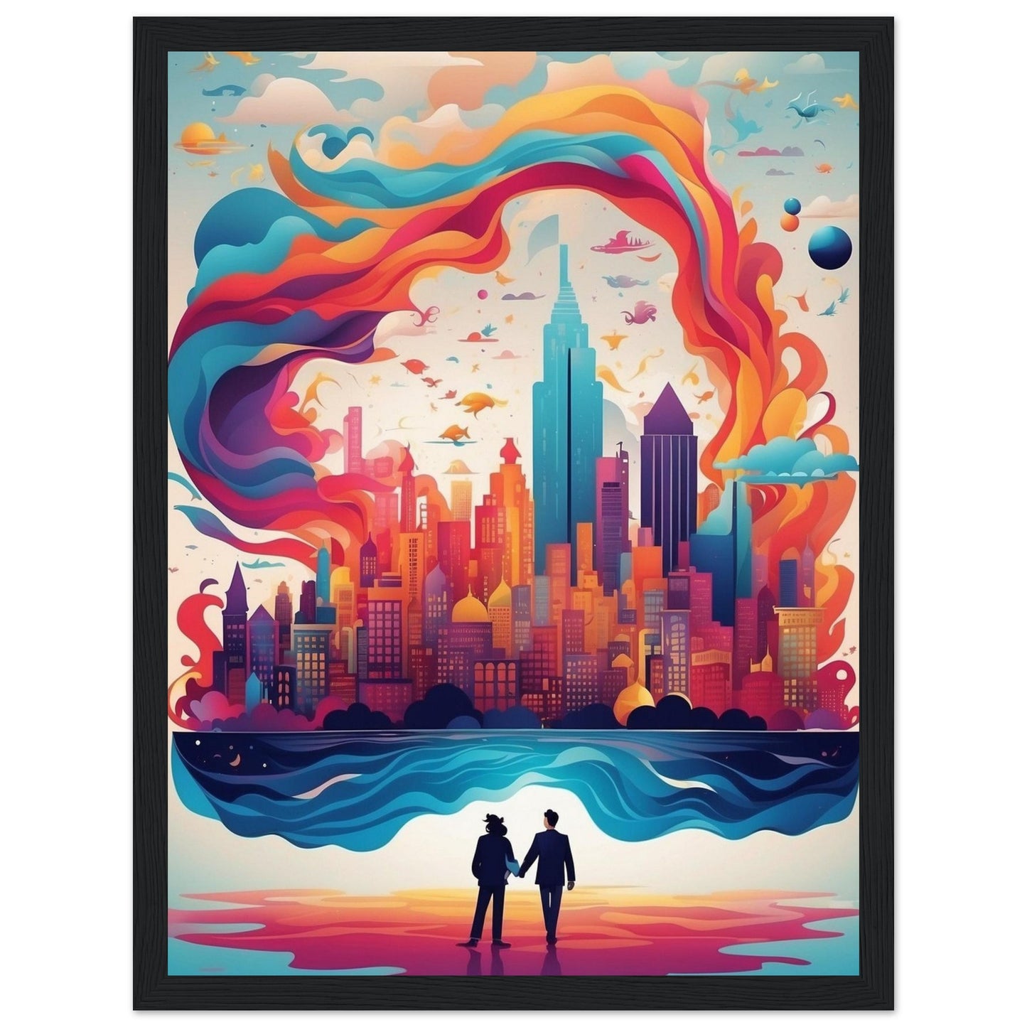 Premium Matte Paper Wooden Framed Poster