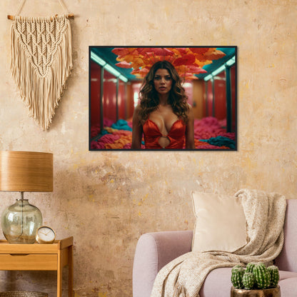 Premium Matte Paper Wooden Framed Poster