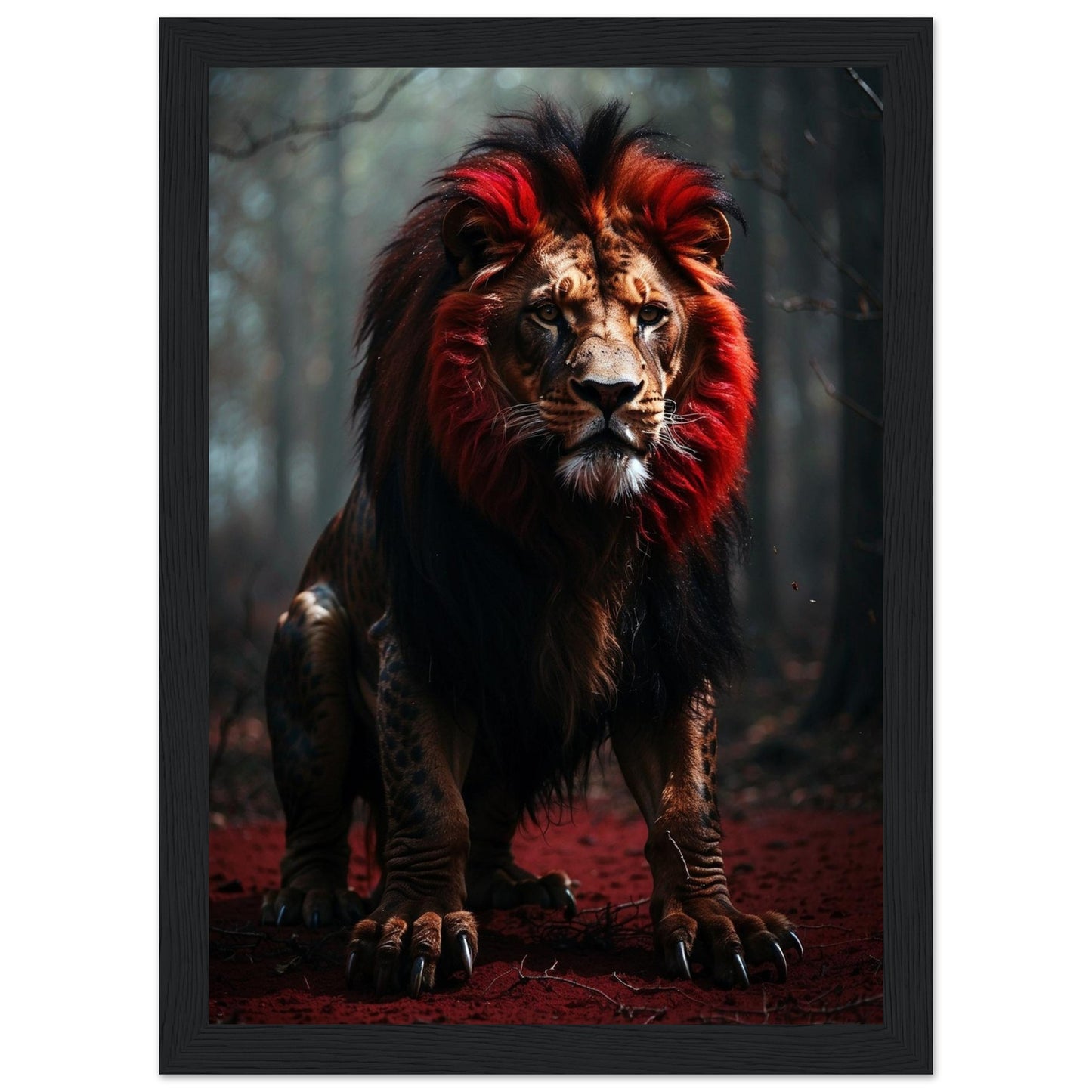 Premium Matte Paper Wooden Framed Poster