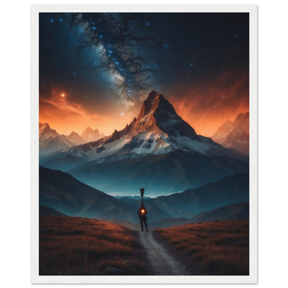 Premium Matte Paper Wooden Framed Poster