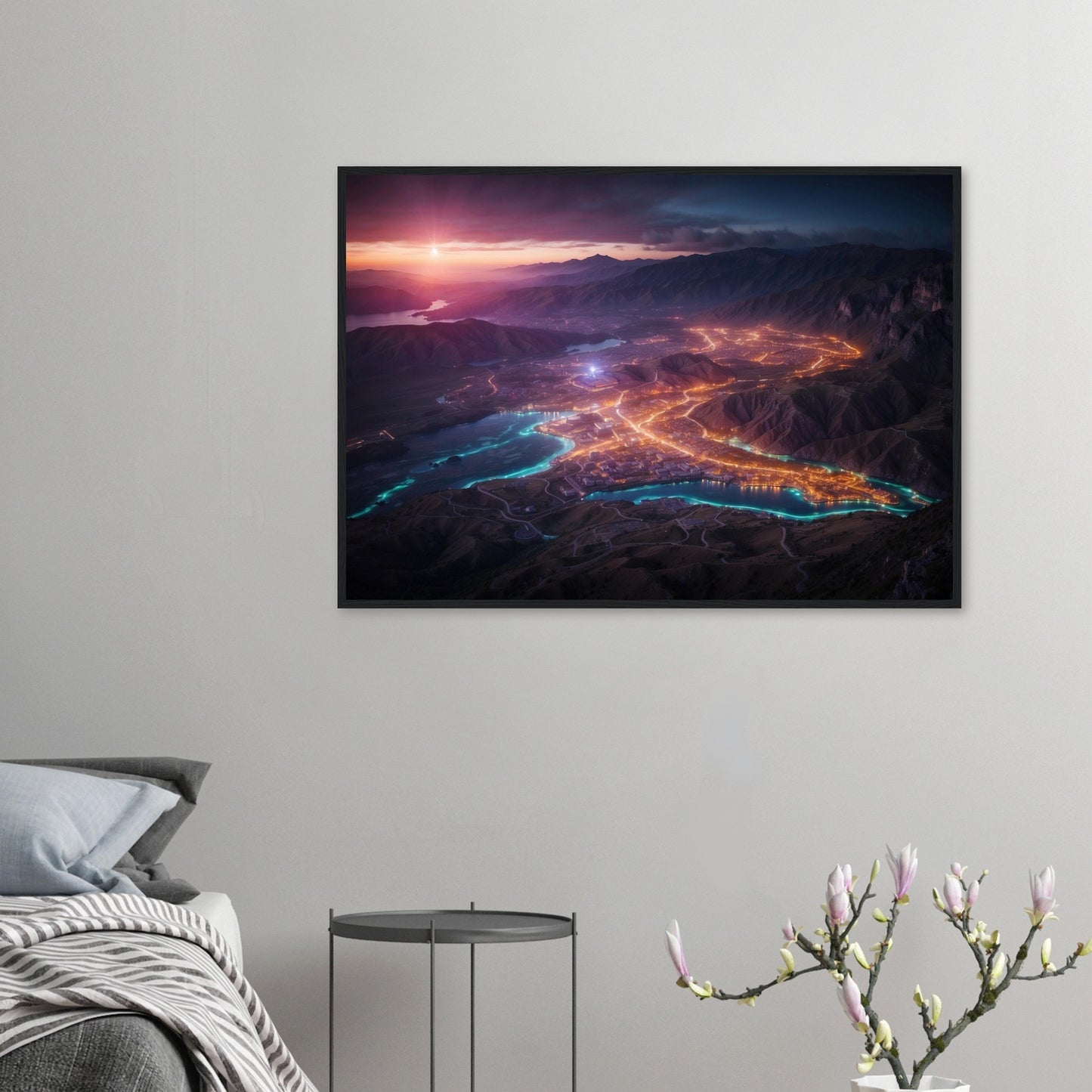 Premium Matte Paper Wooden Framed Poster