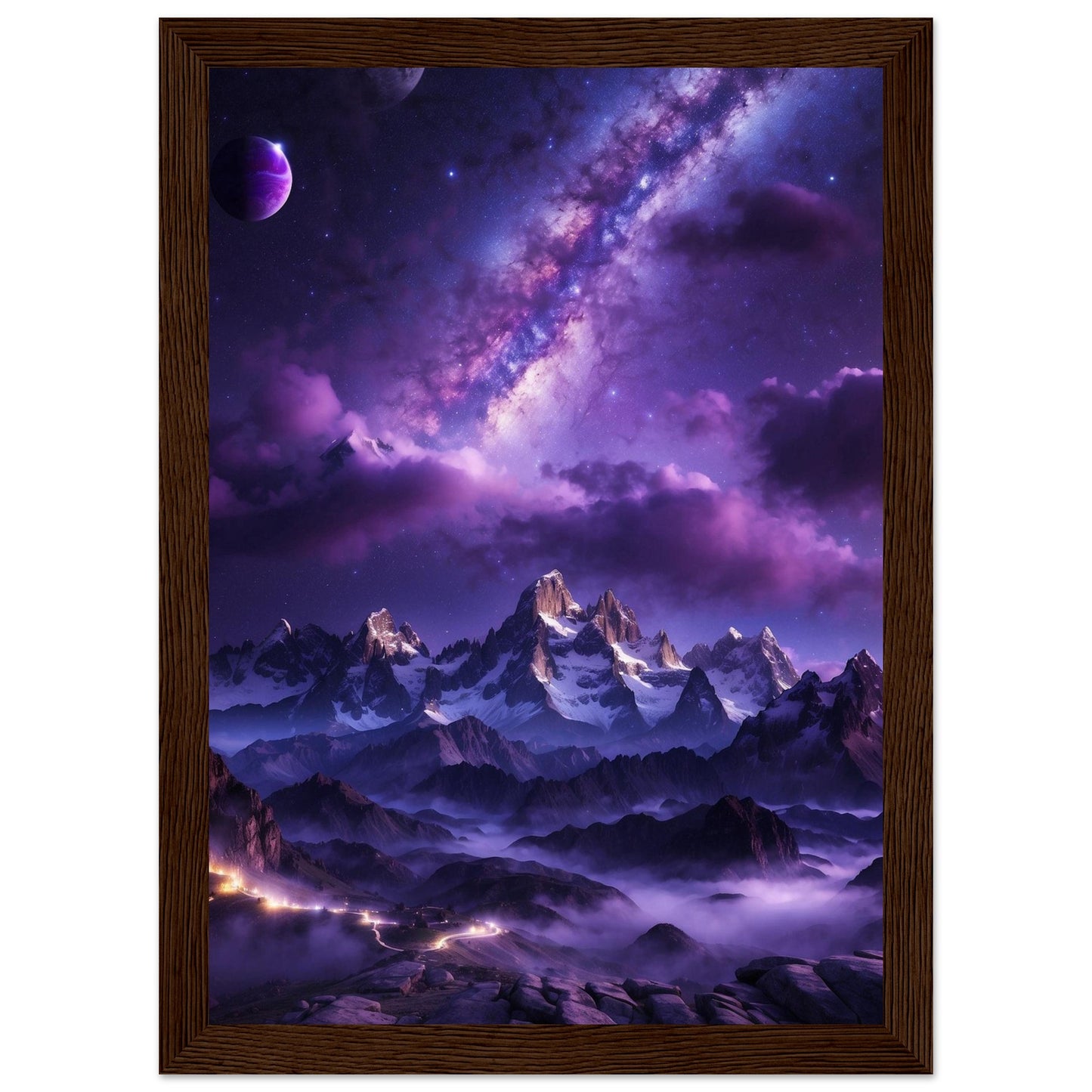 Premium Matte Paper Wooden Framed Poster