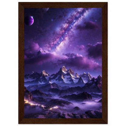 Premium Matte Paper Wooden Framed Poster
