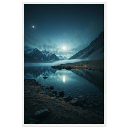 Premium Matte Paper Wooden Framed Poster