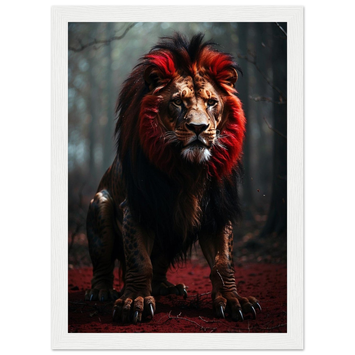 Premium Matte Paper Wooden Framed Poster